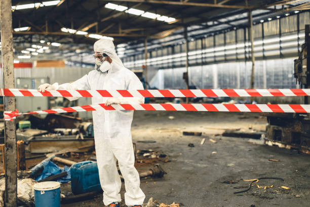 Professional Unattended Death Cleanup technician working in Hanson, MA